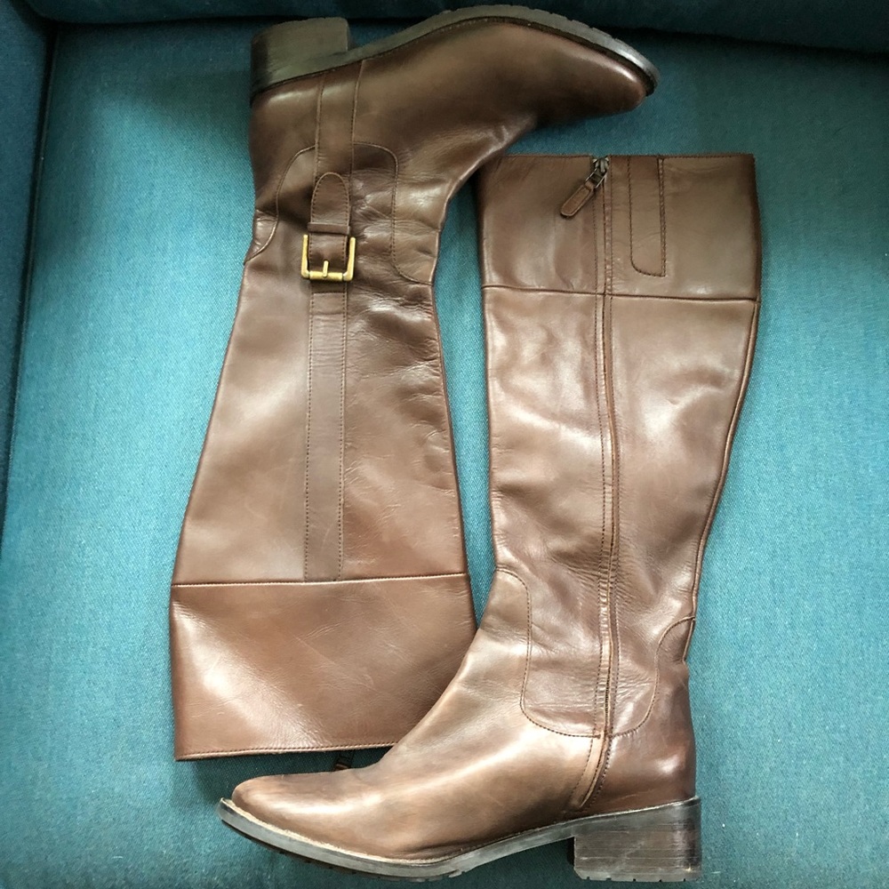 Cole Haan Tall Soft Leather Boots, 9